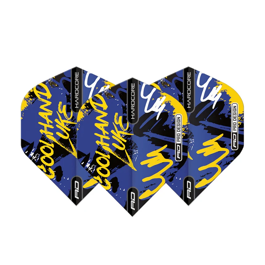 Red Dragon Luke Humphries Graffiti Blue Hardcore Standard Extra Thick Dart Flights