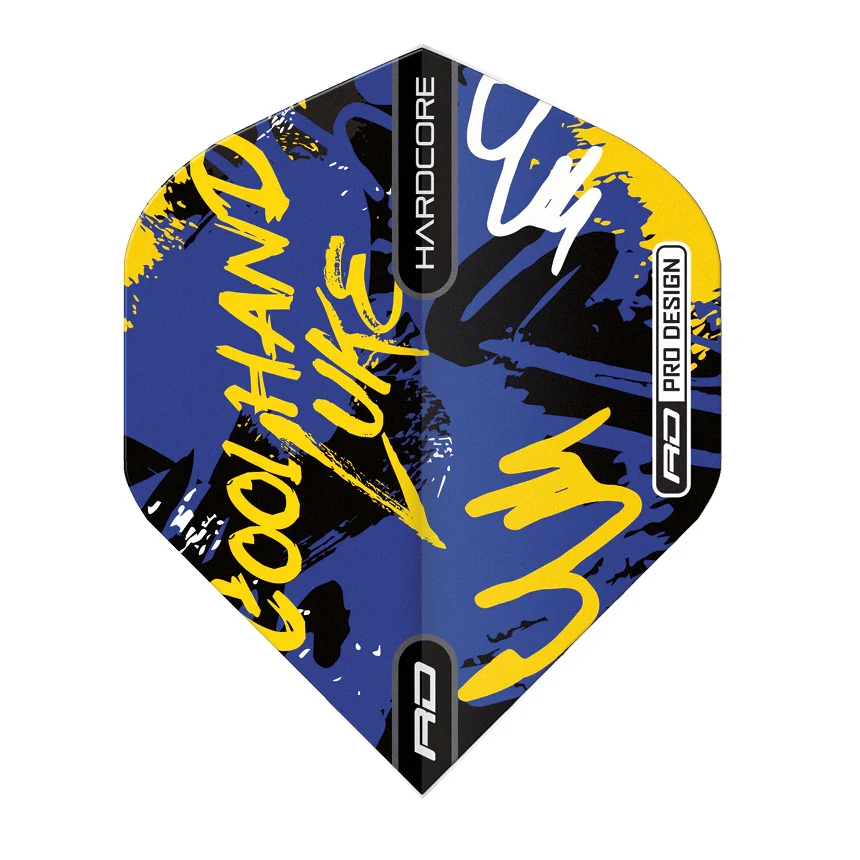Red Dragon Luke Humphries Graffiti Blue Hardcore Standard Extra Thick Dart Flights