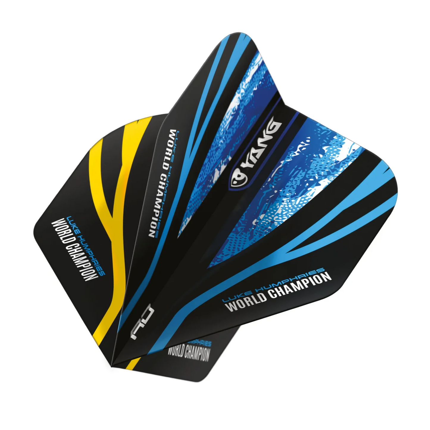 Red Dragon Luke Humphries WC Blue & Gold Yin Yang Standard Extra Thick Dart Flights