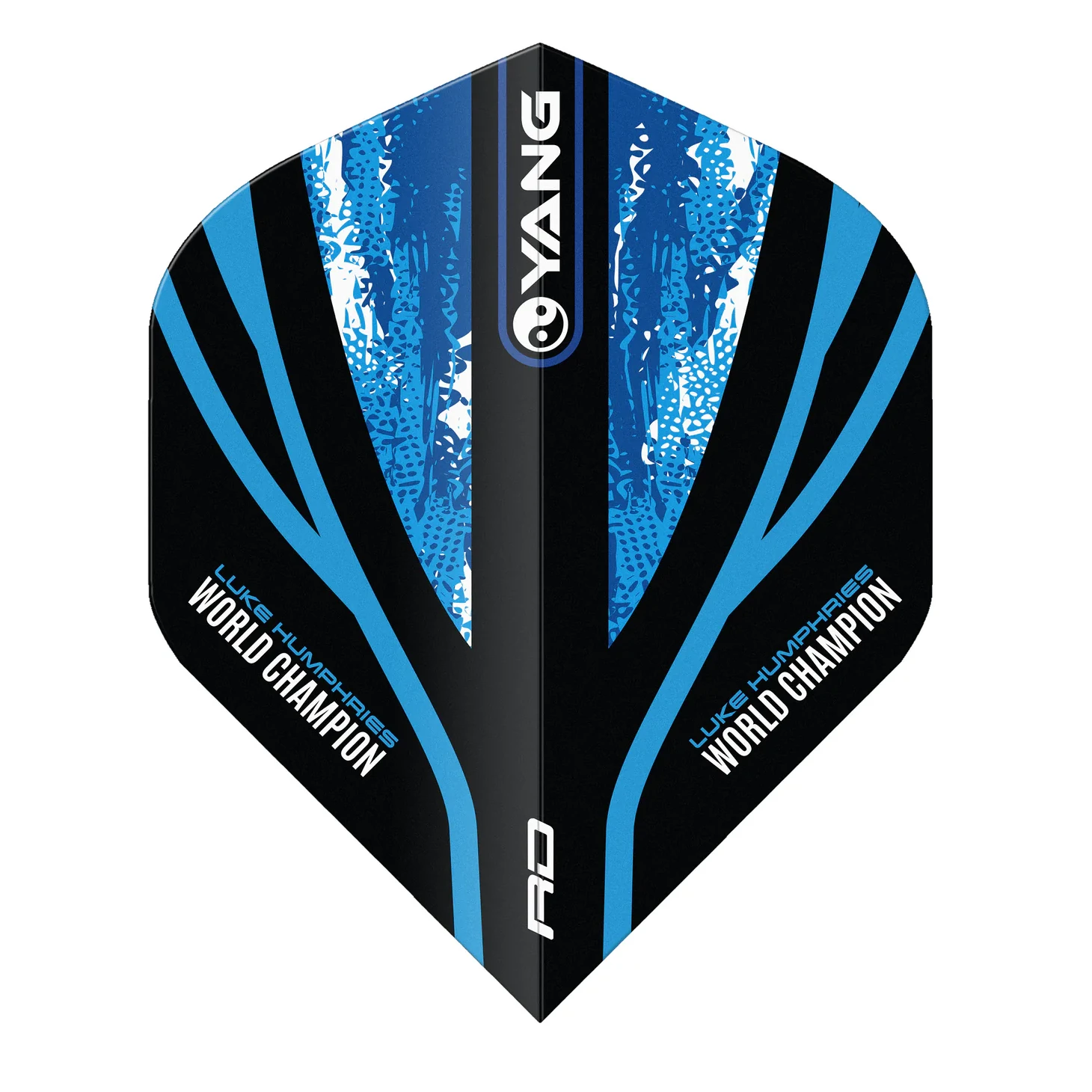 Red Dragon Luke Humphries WC Blue & Gold Yin Yang Standard Extra Thick Dart Flights