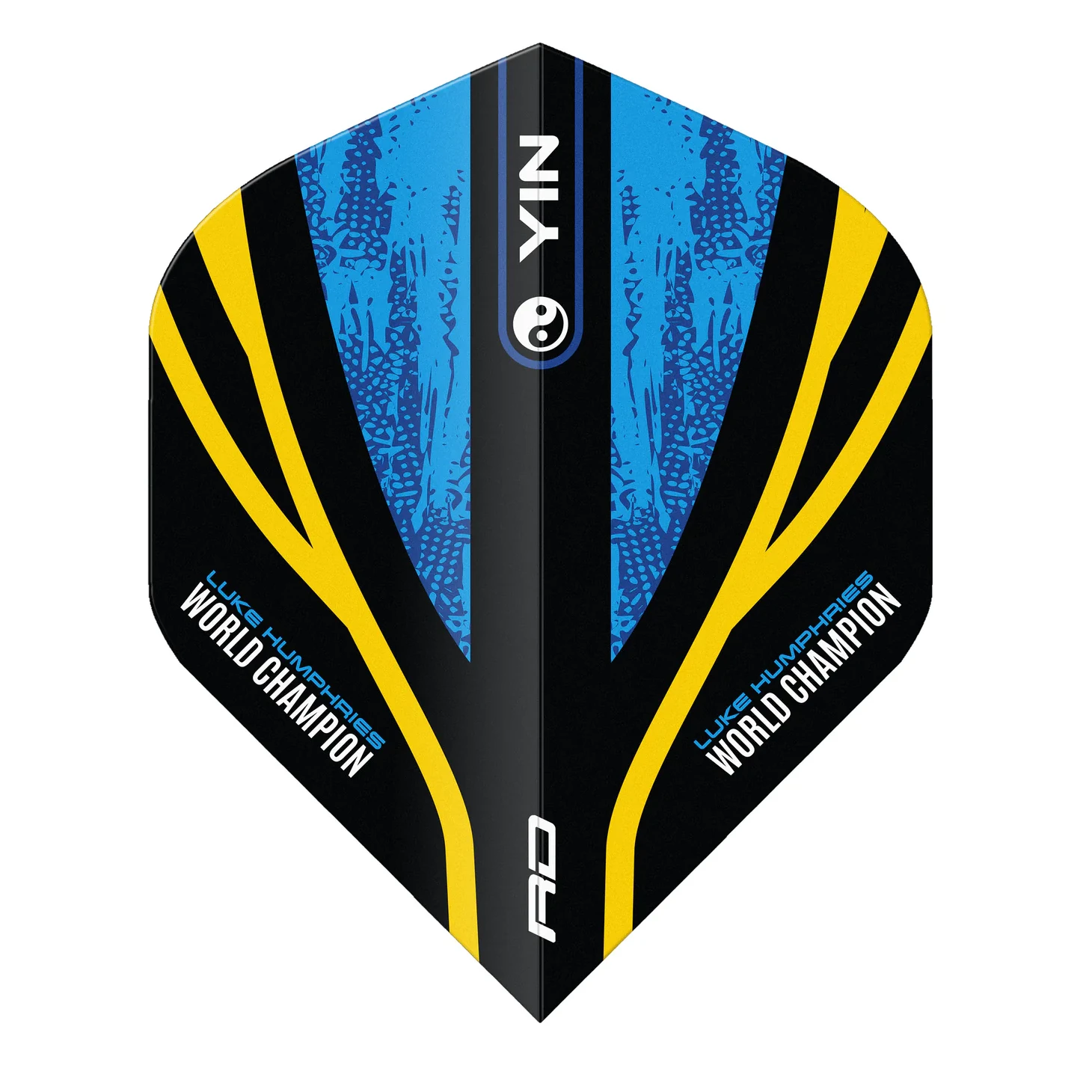 Red Dragon Luke Humphries WC Blue & Gold Yin Yang Standard Extra Thick Dart Flights