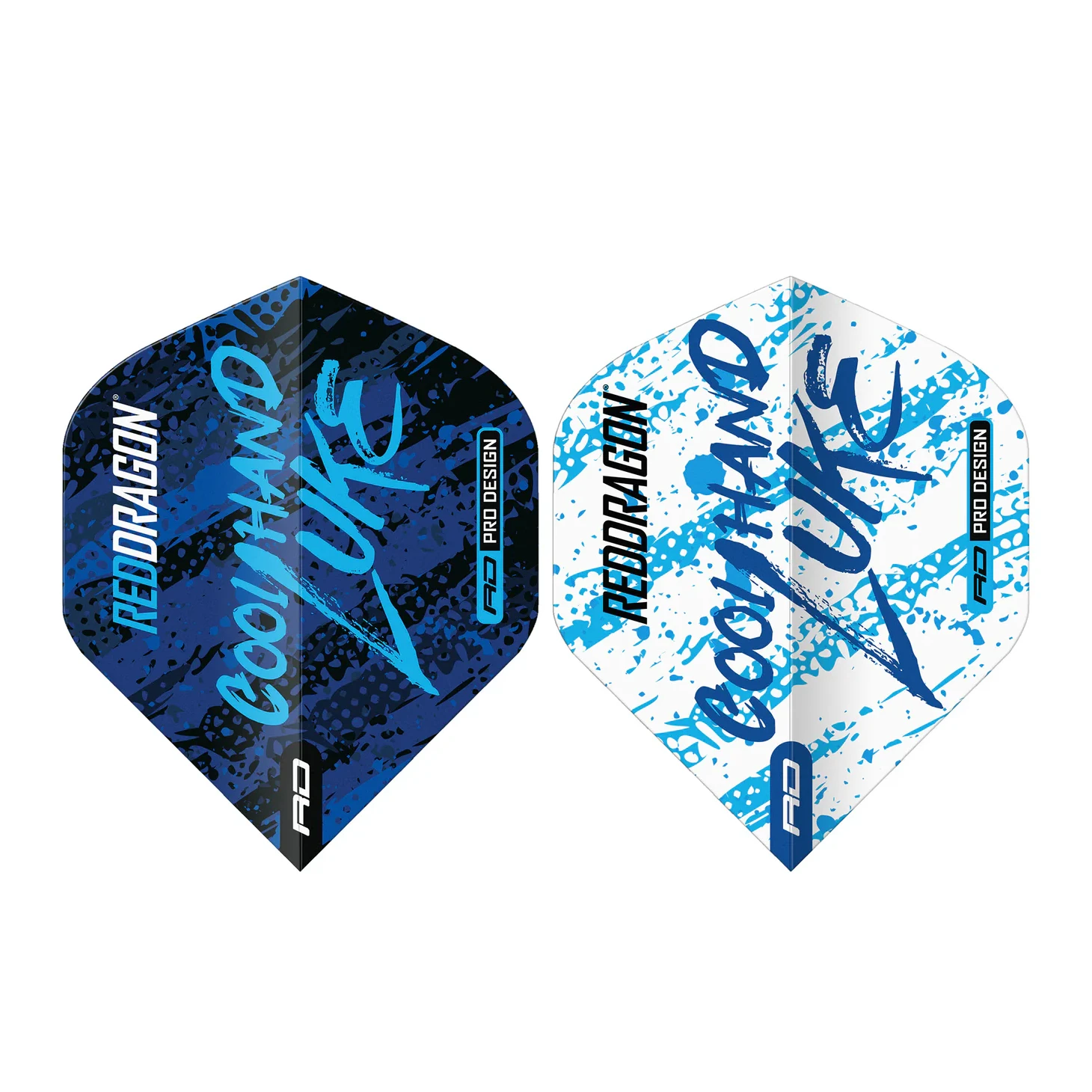 Red Dragon Luke Humphries WC Blue & White Yin Yang Standard Extra Thick Dart Flights