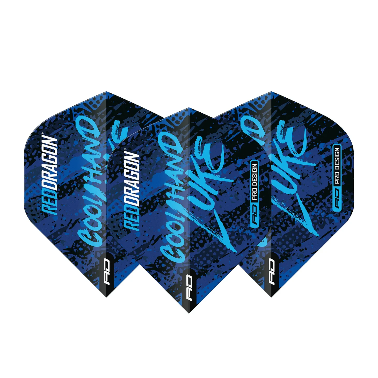 Red Dragon Luke Humphries WC Blue & White Yin Yang Standard Extra Thick Dart Flights