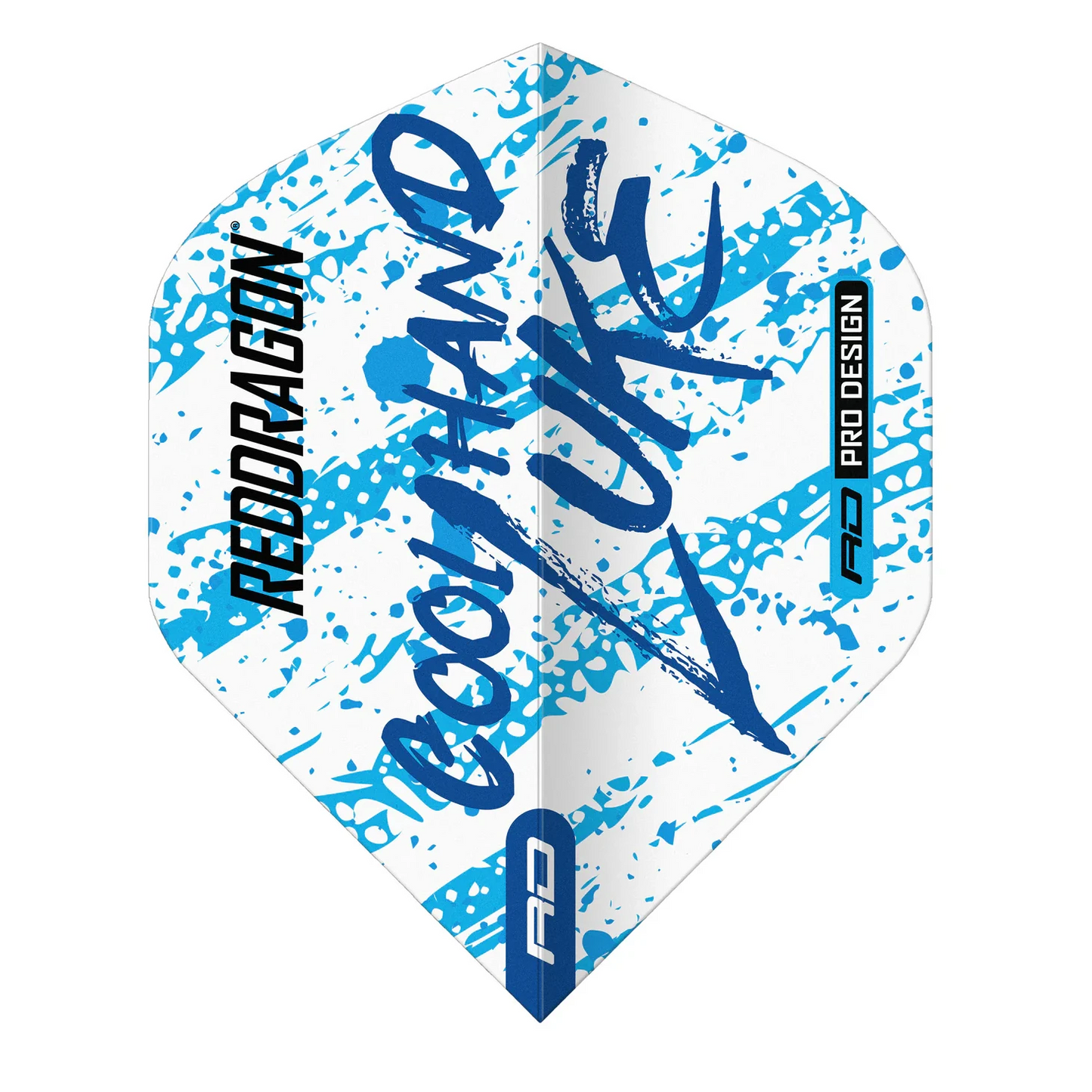 Red Dragon Luke Humphries WC Blue & White Yin Yang Standard Extra Thick Dart Flights