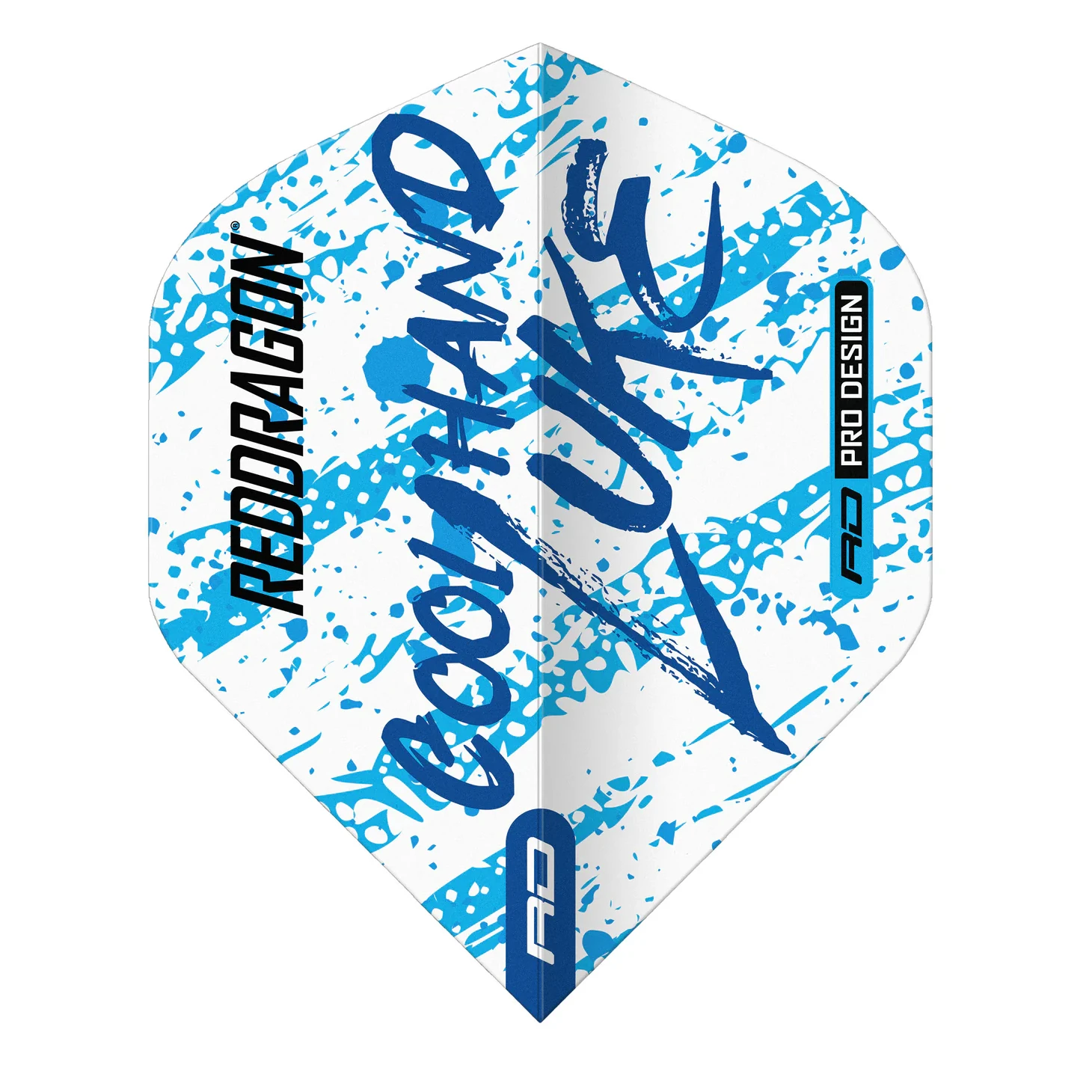 Red Dragon Luke Humphries WC Blue & White Yin Yang Standard Extra Thick Dart Flights