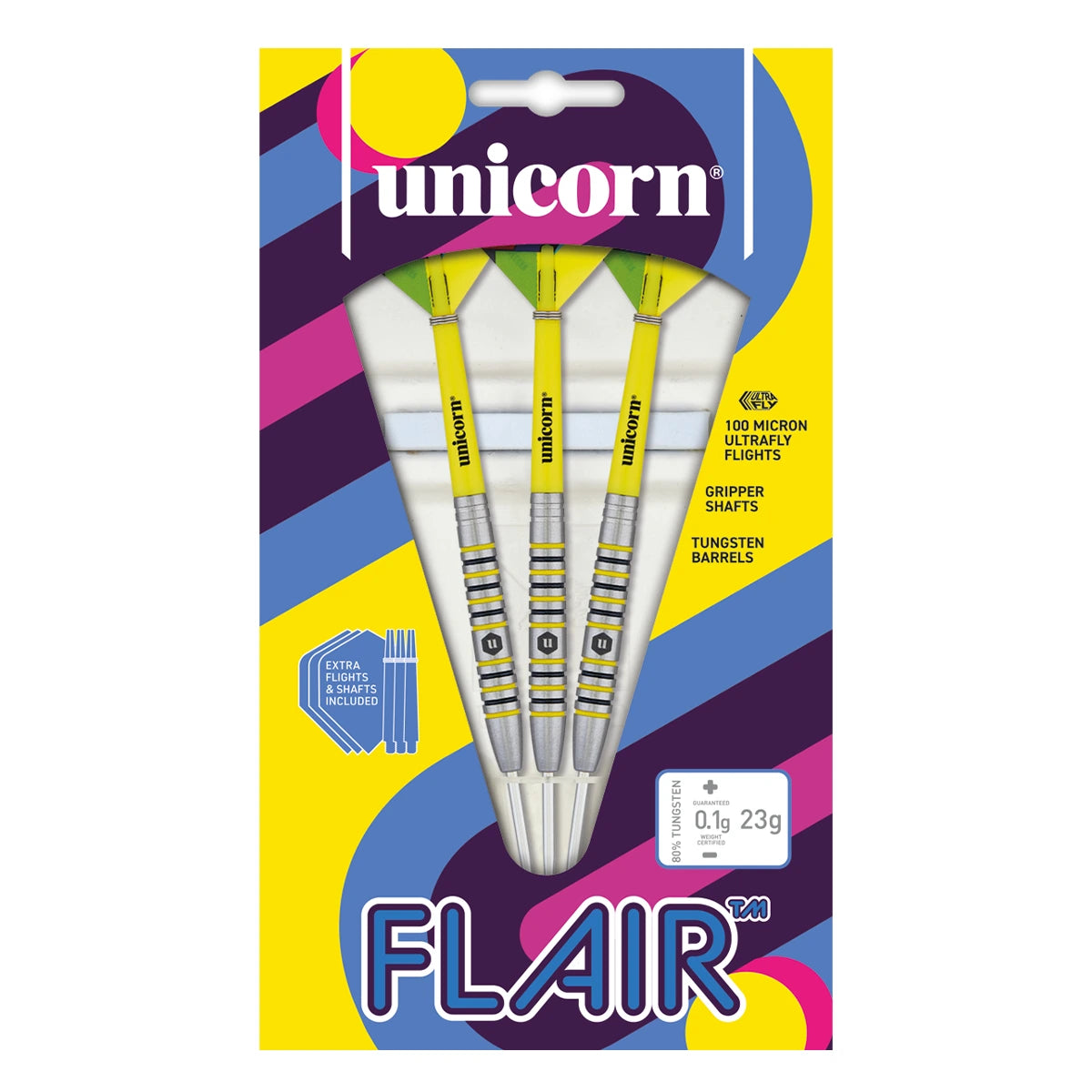 Unicorn Flair 80% Tungsten 23g Darts