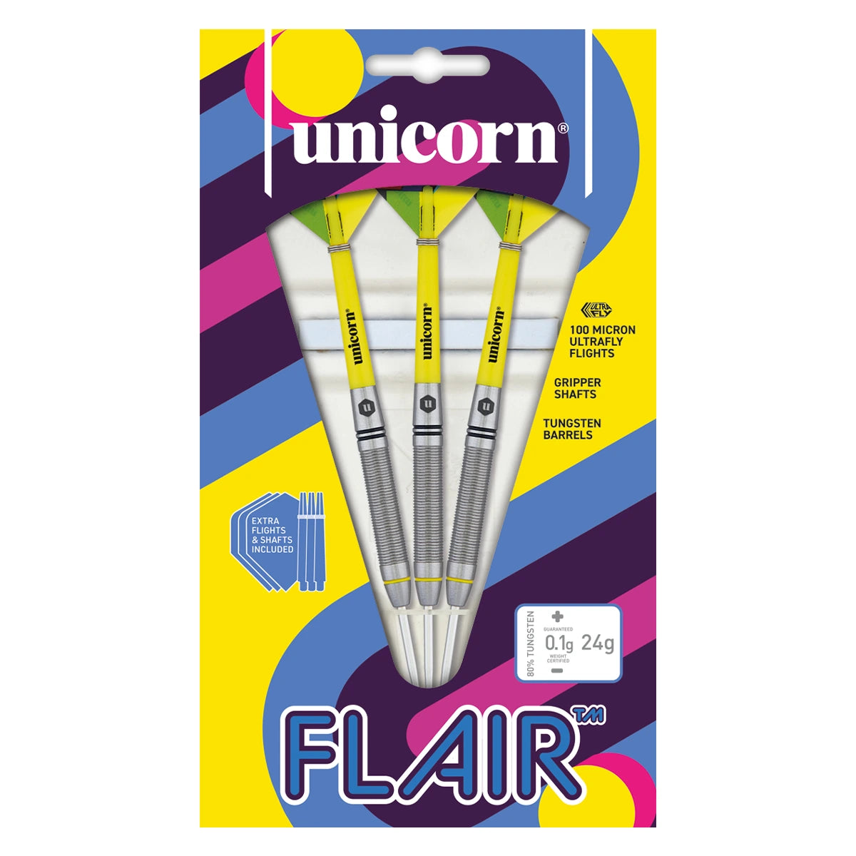 Unicorn Flair 80% Tungsten 24g Darts
