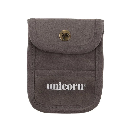 Unicorn Grey Flocked Leather Darts Wallet