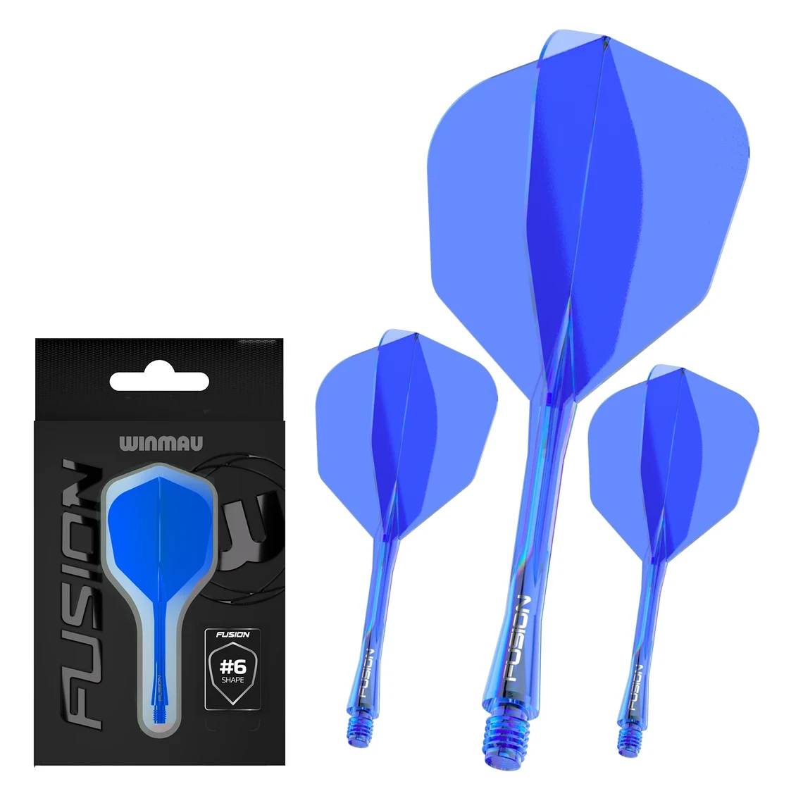 Winmau Fusion Integrated Flight & Shaft #6 - Blue