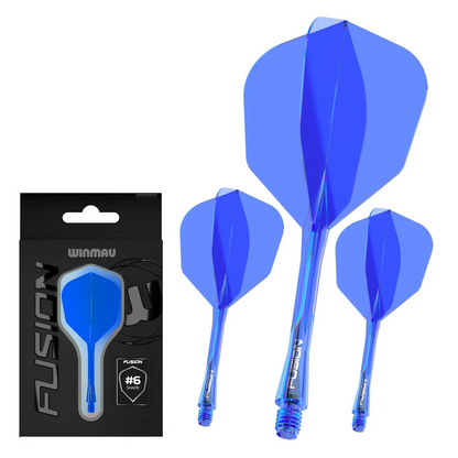 Winmau Fusion Integrated Flight & Shaft #6 - Blue