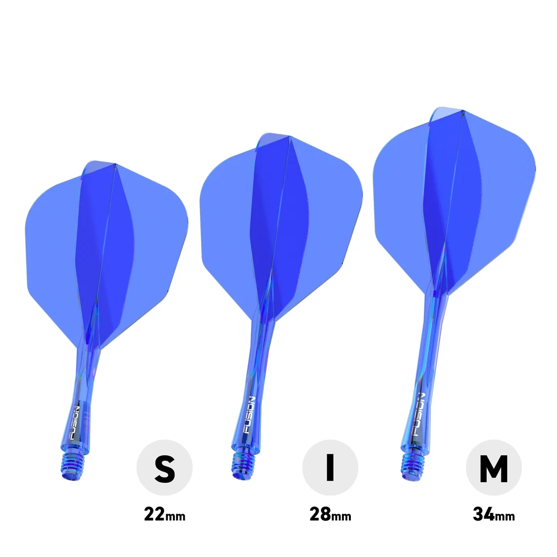 Winmau Fusion Integrated Flight & Shaft #6 - Blue