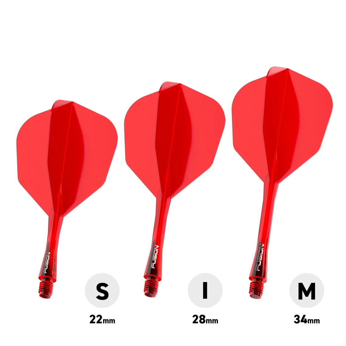 Winmau Fusion Integrated Flight & Shaft #6 - Red