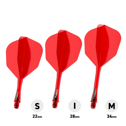 Winmau Fusion Integrated Flight & Shaft #6 - Red