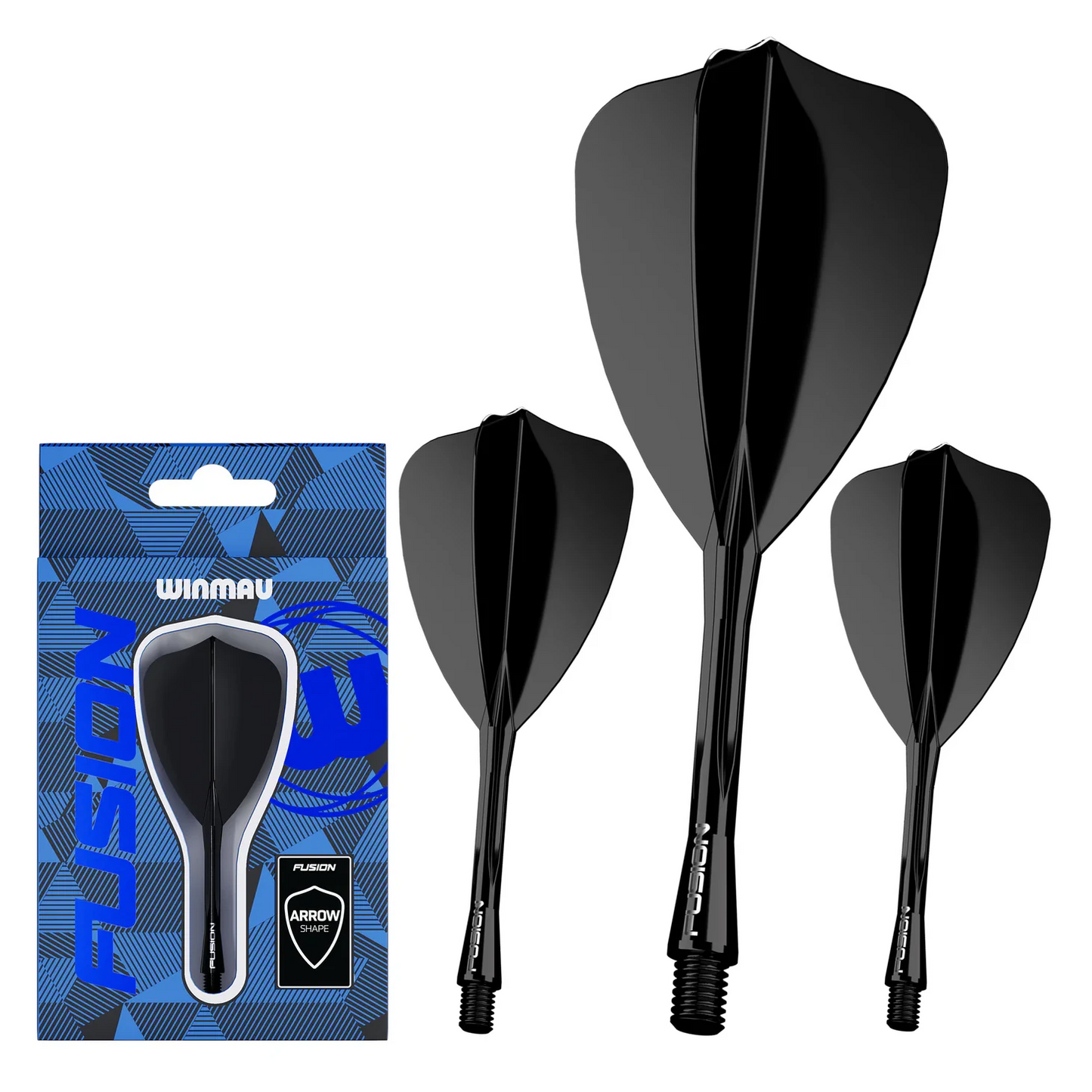 Winmau Arrow Flight & Shaft Black