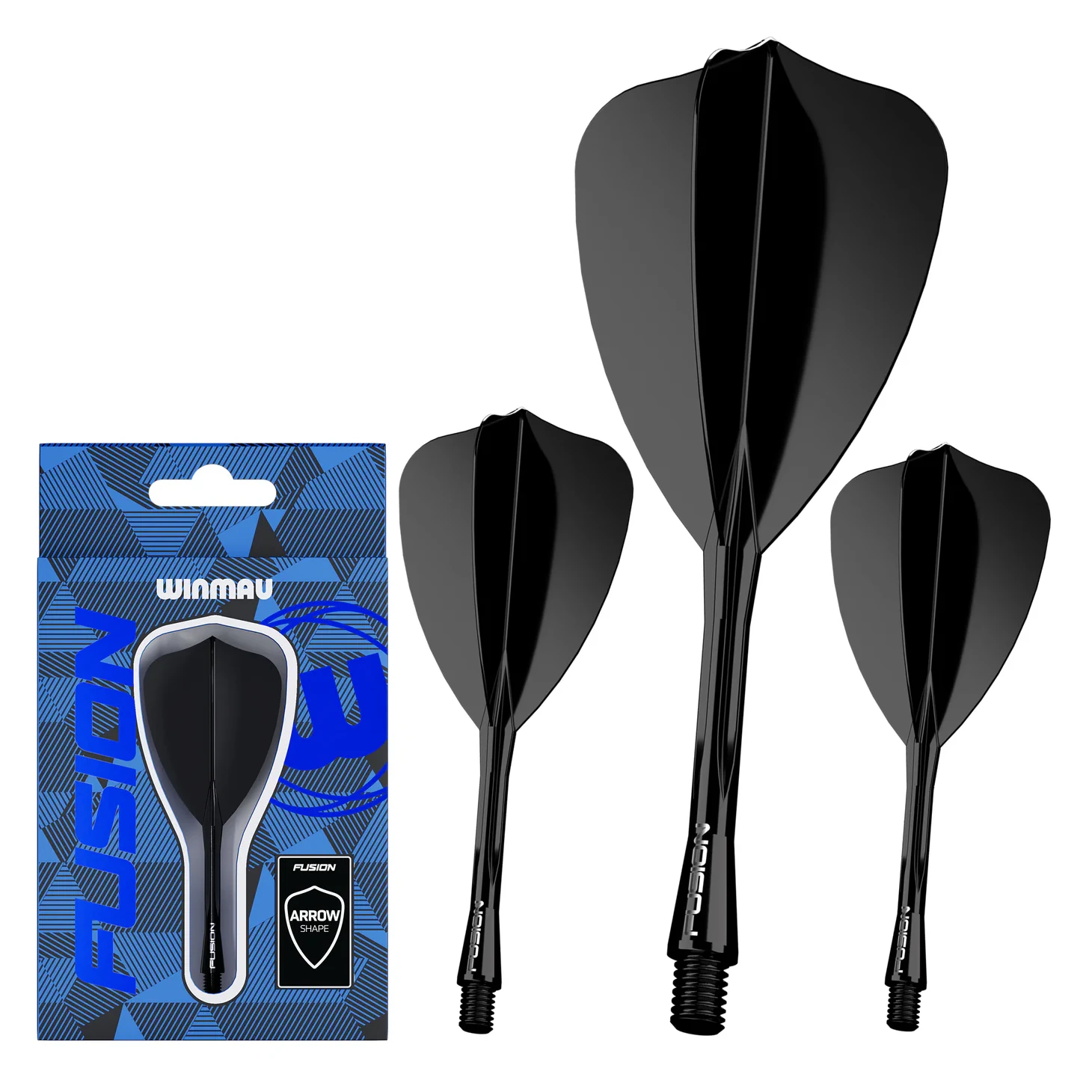 Winmau Arrow Flight & Shaft Black