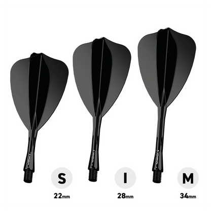 Winmau Arrow Flight & Shaft Black