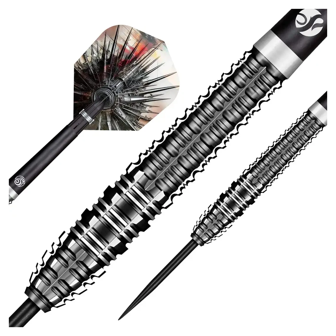 Shot Gnarly Smasha Steel Tip Darts 90% Tungsten Barrels