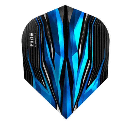 Harrows Fire Premium Dart Flights - Blue
