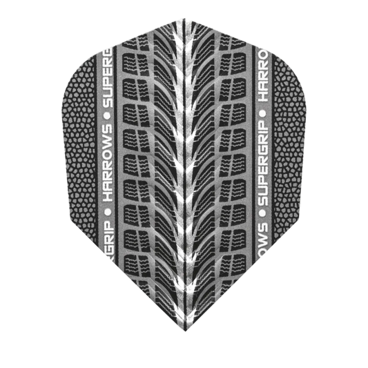 Harrows Supergrip White Dart Flights