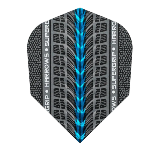 Harrows Supergrip Blue Dart Flights