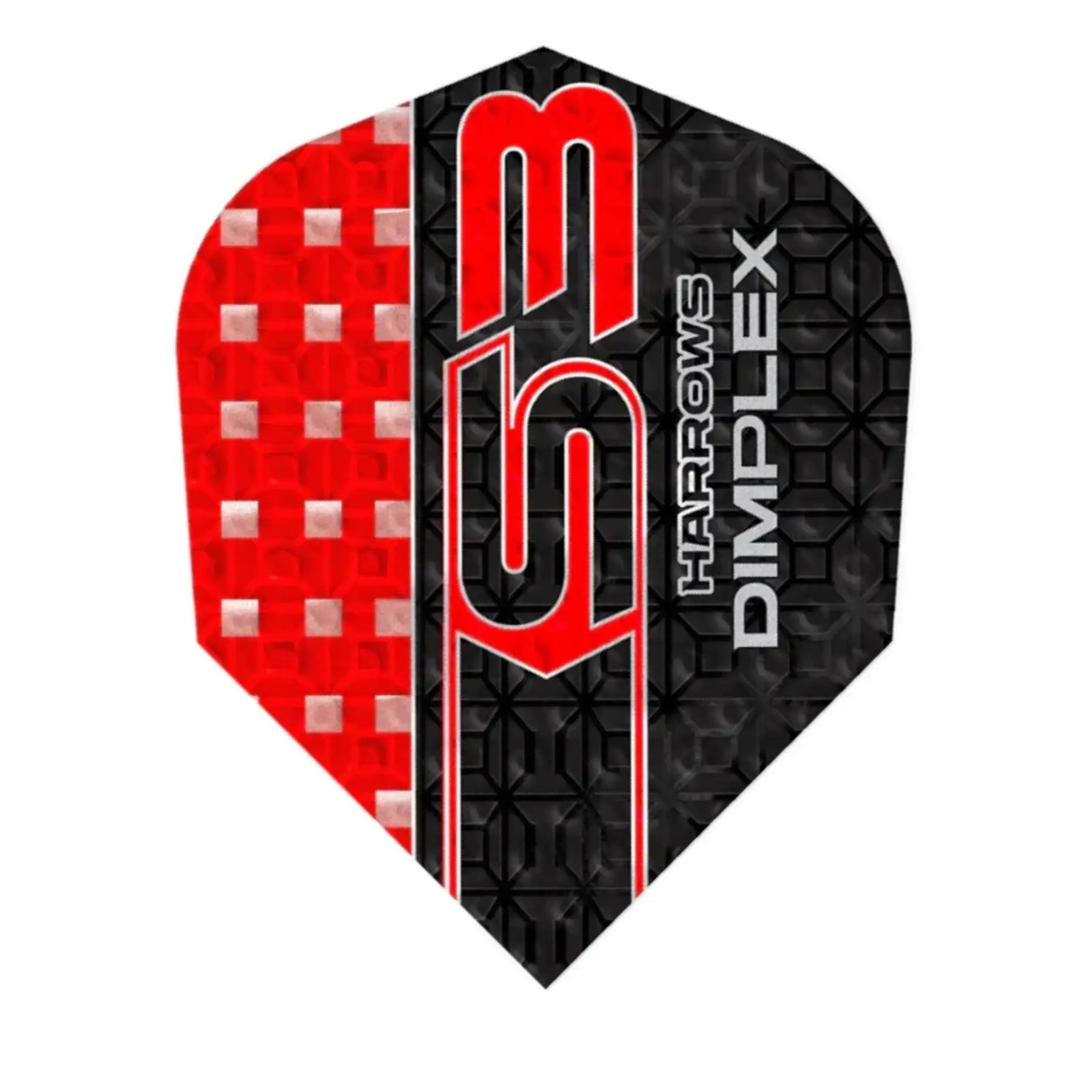 Harrows Dimplex S3 Dart Flights - Red