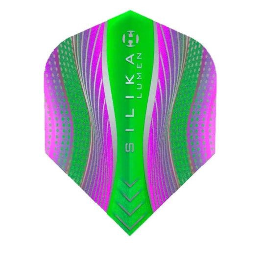 Harrows Silika Lumen Purple Green NO6 Dart Flights