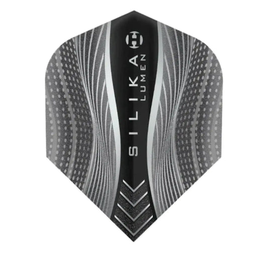 Harrows Silika Lumen Black NO6 Dart Flights