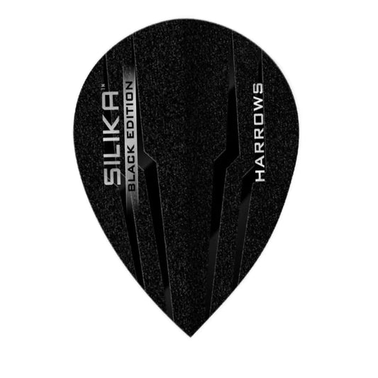 Harrows Silika Black Edition Pear Dart Flights