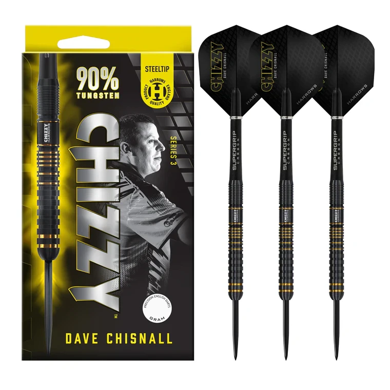 Harrows Chizzy Series 3 90% Steel Tip Darts