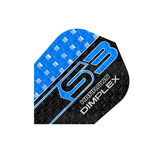 Harrows Dimplex S3 Dart Flights - Blue