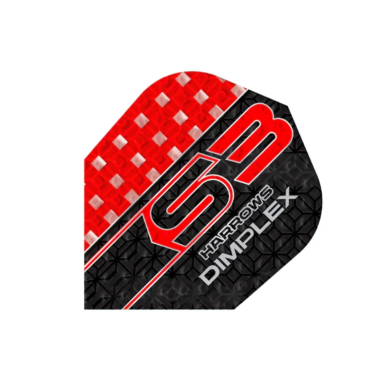 Harrows Dimplex S3 Dart Flights - Red