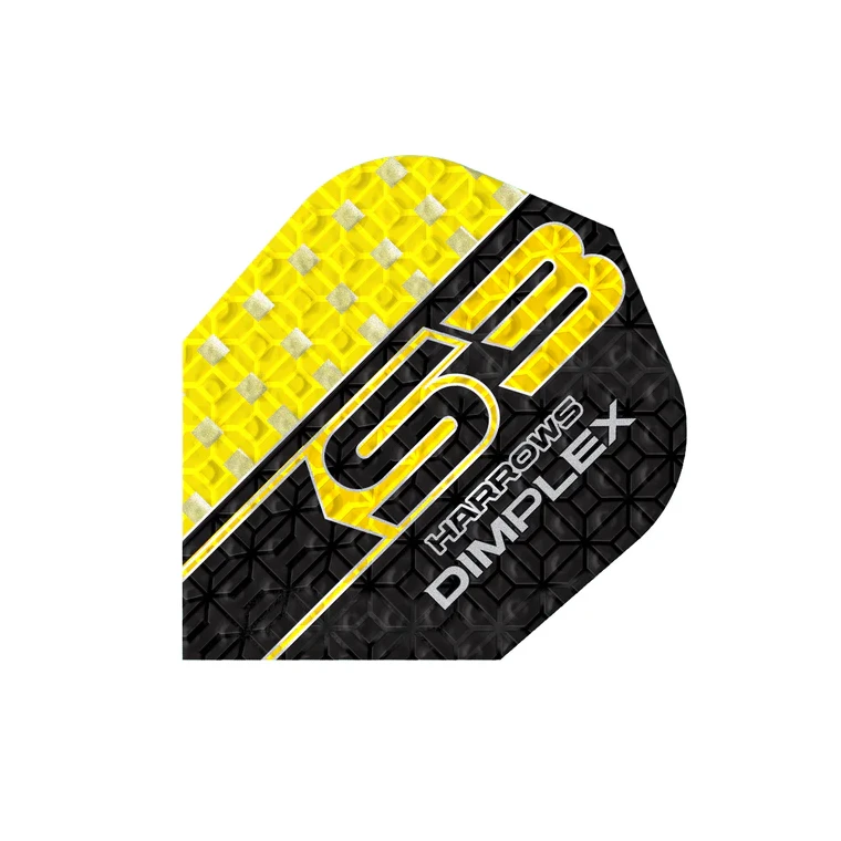 Harrows Dimplex S3 Dart Flights - Yellow