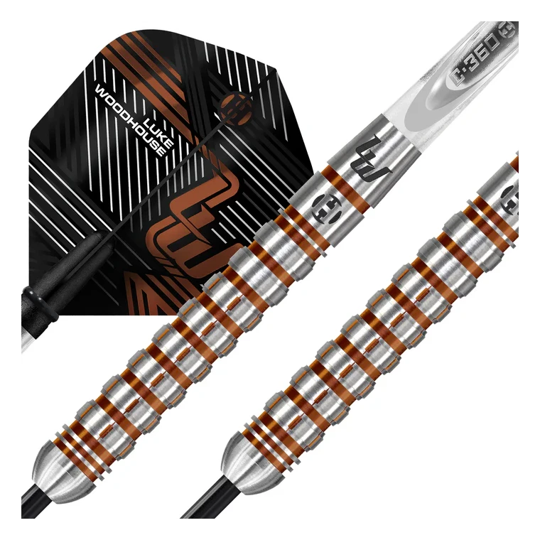 Harrows Luke Woodhouse Series 2 90% Steel Tip Darts 23g