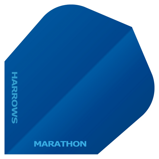 Harrows Marathon Anti Glare Dart Flights - Blue