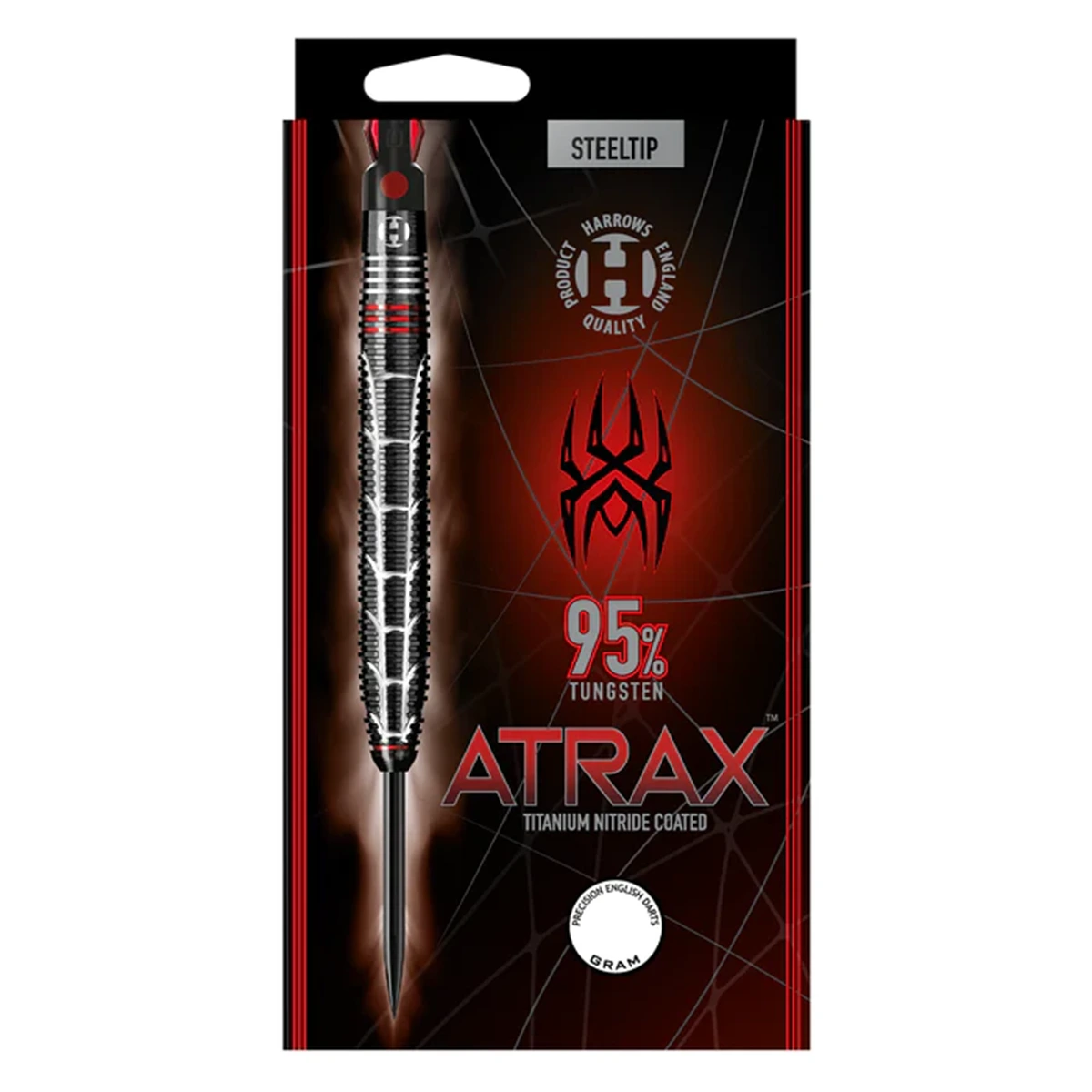 Harrows Atrax 95% Tungsten Darts 25g