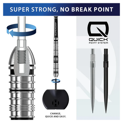 Harrows Quick Point Black - Sherwood Sport