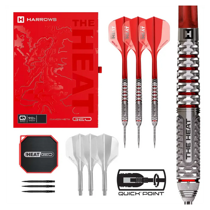 Harrows Damon Heta Geo 90% Tungsten Steel Tip Darts