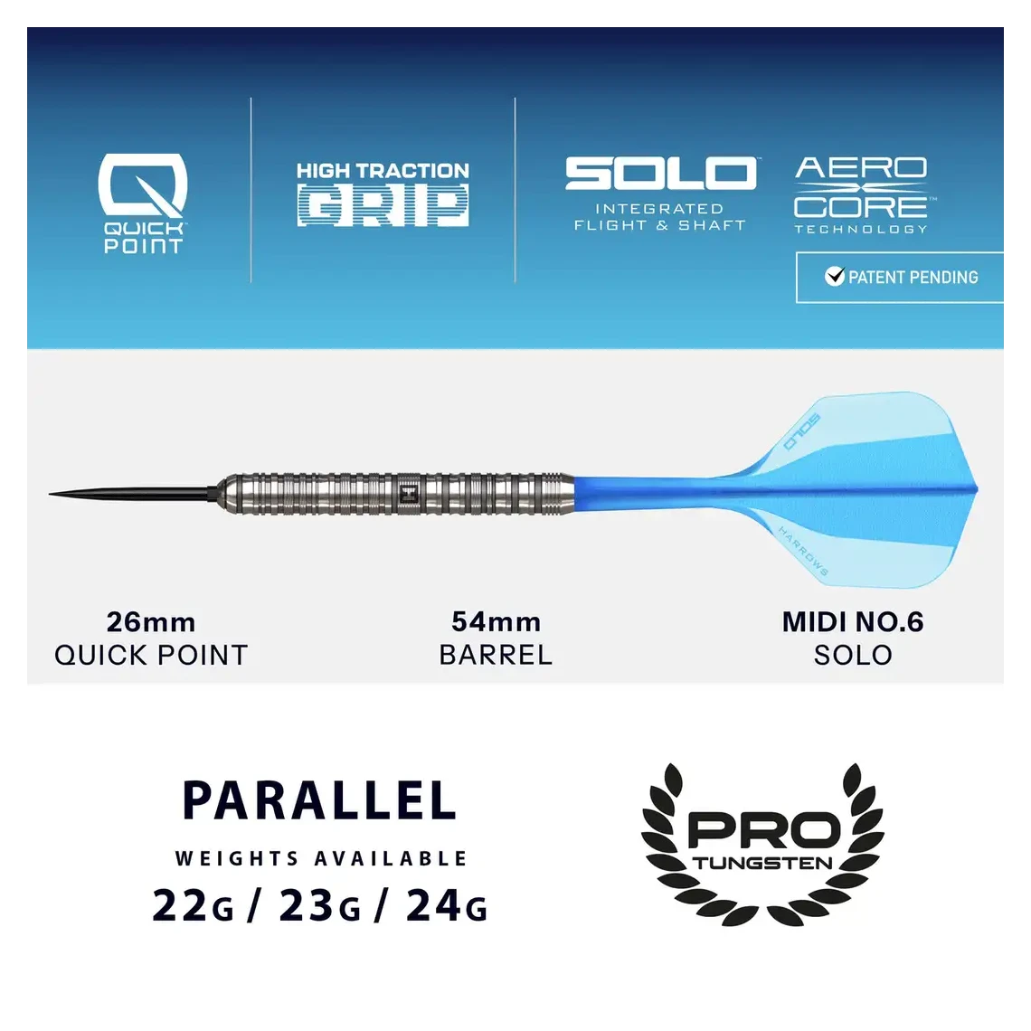 Harrows Flux Pro Parallel Darts