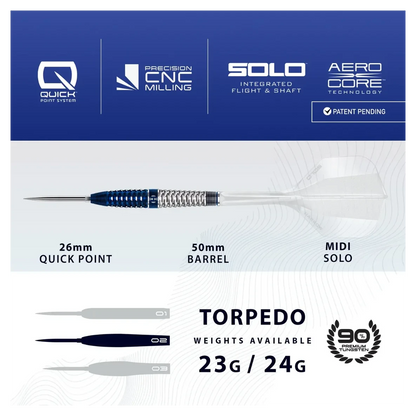 Harrows Geo 02 Torpedo Darts - Sherwood Sport