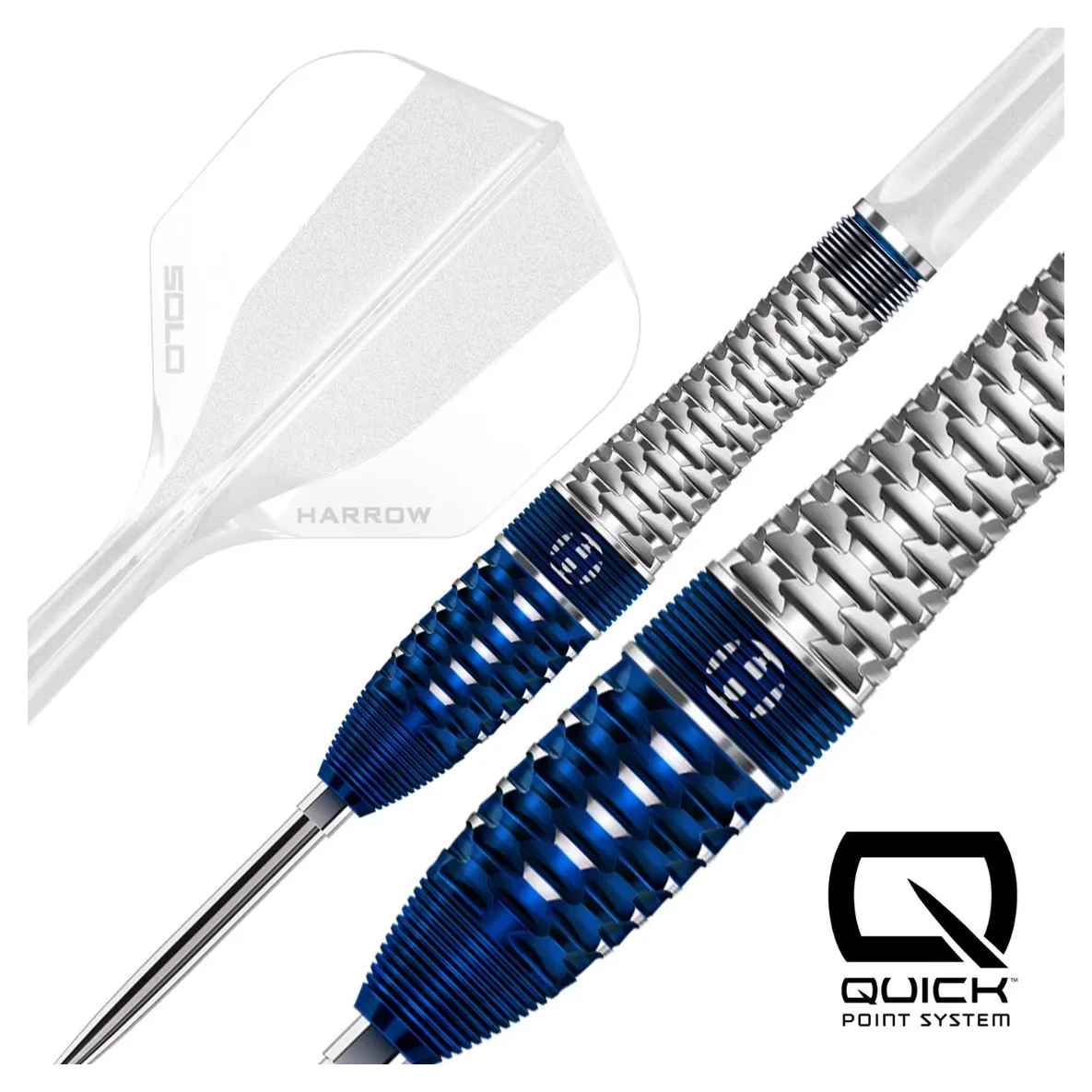 Harrows Geo 03 Bomb Quick Point 90% Tungsten Steel Tip Darts - Sherwood Sport