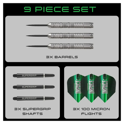 Harrows Impact Premium Tungsten Steel Tip Darts - Sherwood Sport
