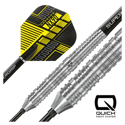 Harrows NX90 | Parallel | Quick Point | 90% Tungsten Steel Tip Darts