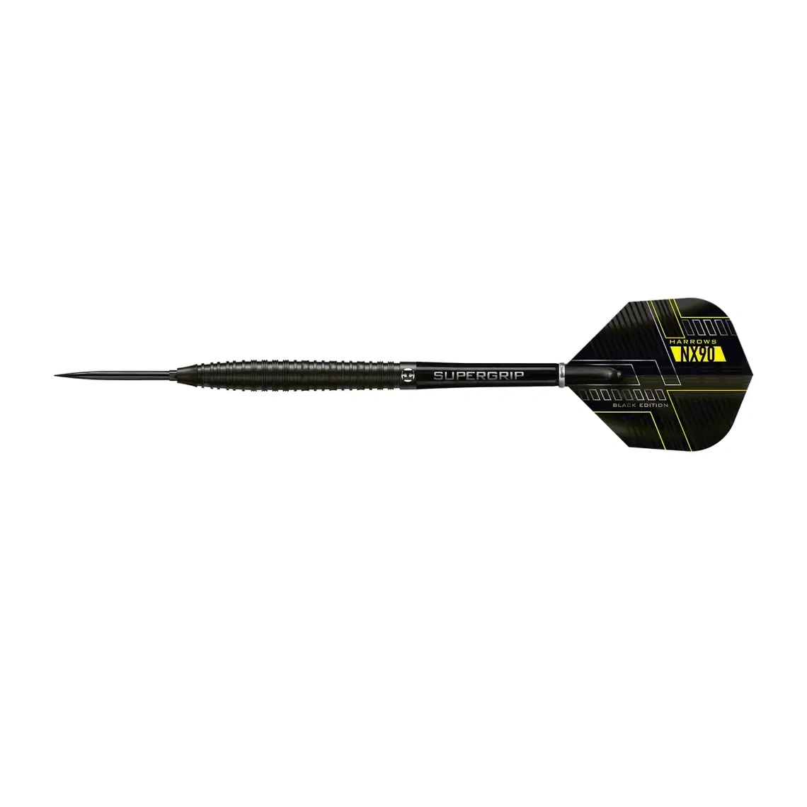 Harrows NX90 | Black Edition Tapered | Quick Point | 90% Tungsten Steel Tip Darts