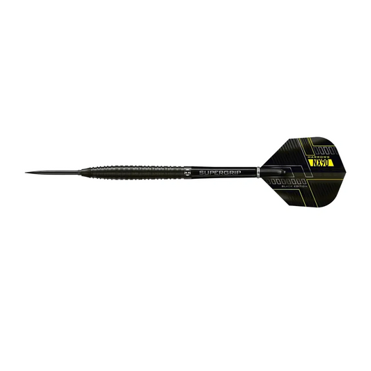 Harrows NX90 | Black Edition Tapered | Quick Point | 90% Tungsten Steel Tip Darts
