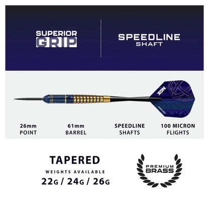 Harrows Nox Premium Brass Steel Tip Darts - Sherwood Sport