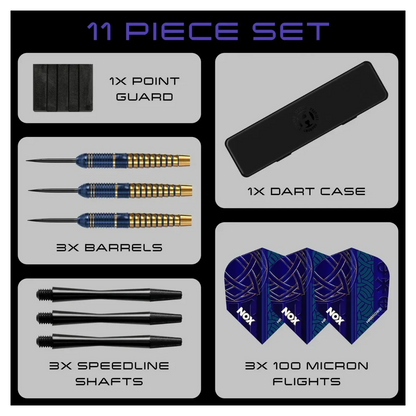 Harrows Nox Premium Brass Steel Tip Darts - Sherwood Sport