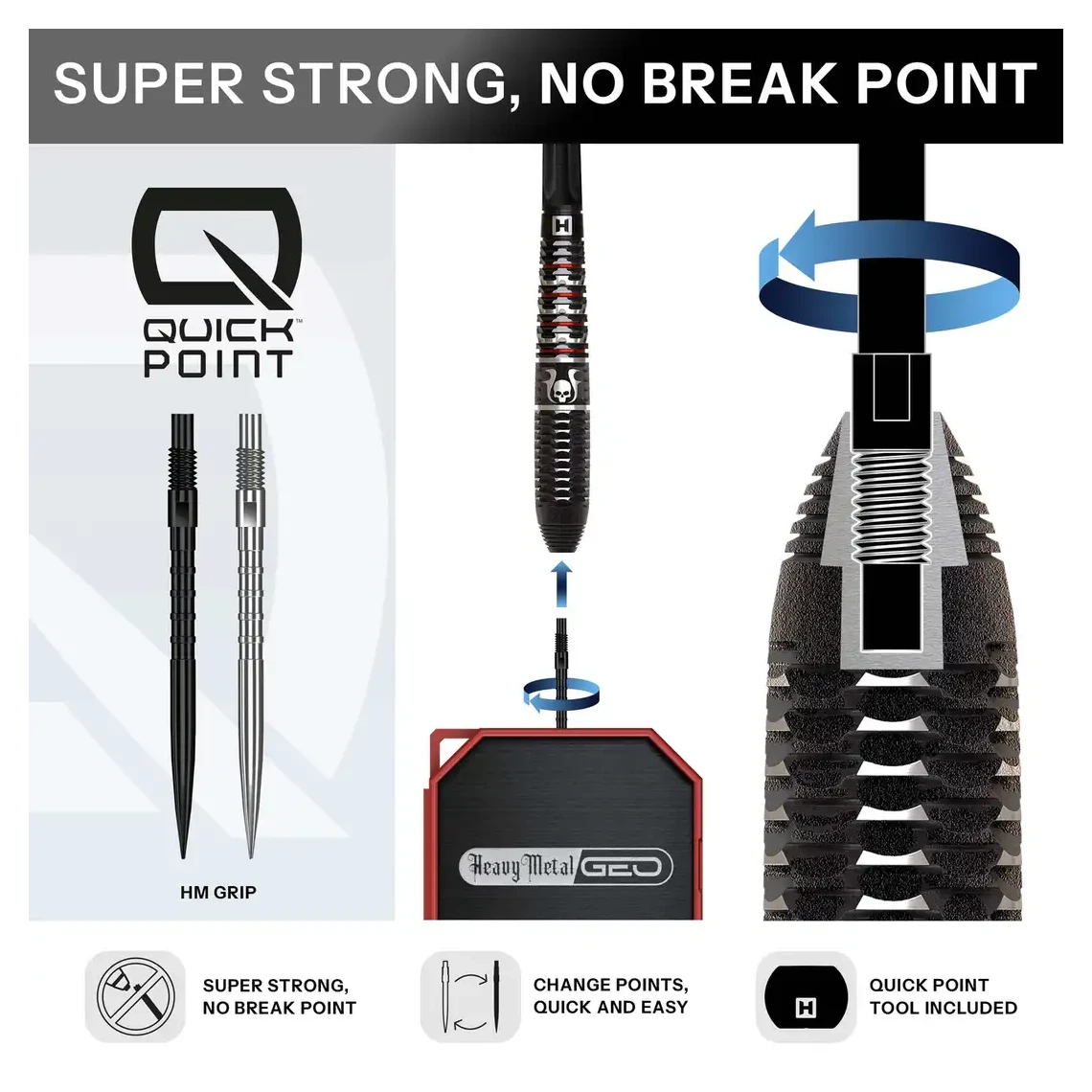 Harrows Ryan Searle Geo 90% Tungsten Steel Tip Darts