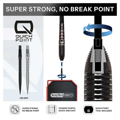 Harrows Ryan Searle Geo 90% Tungsten Steel Tip Darts