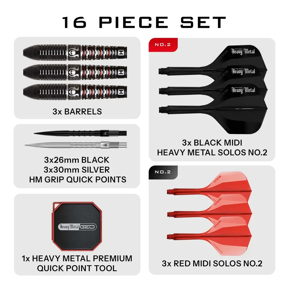 Harrows Ryan Searle Geo 90% Tungsten Steel Tip Darts