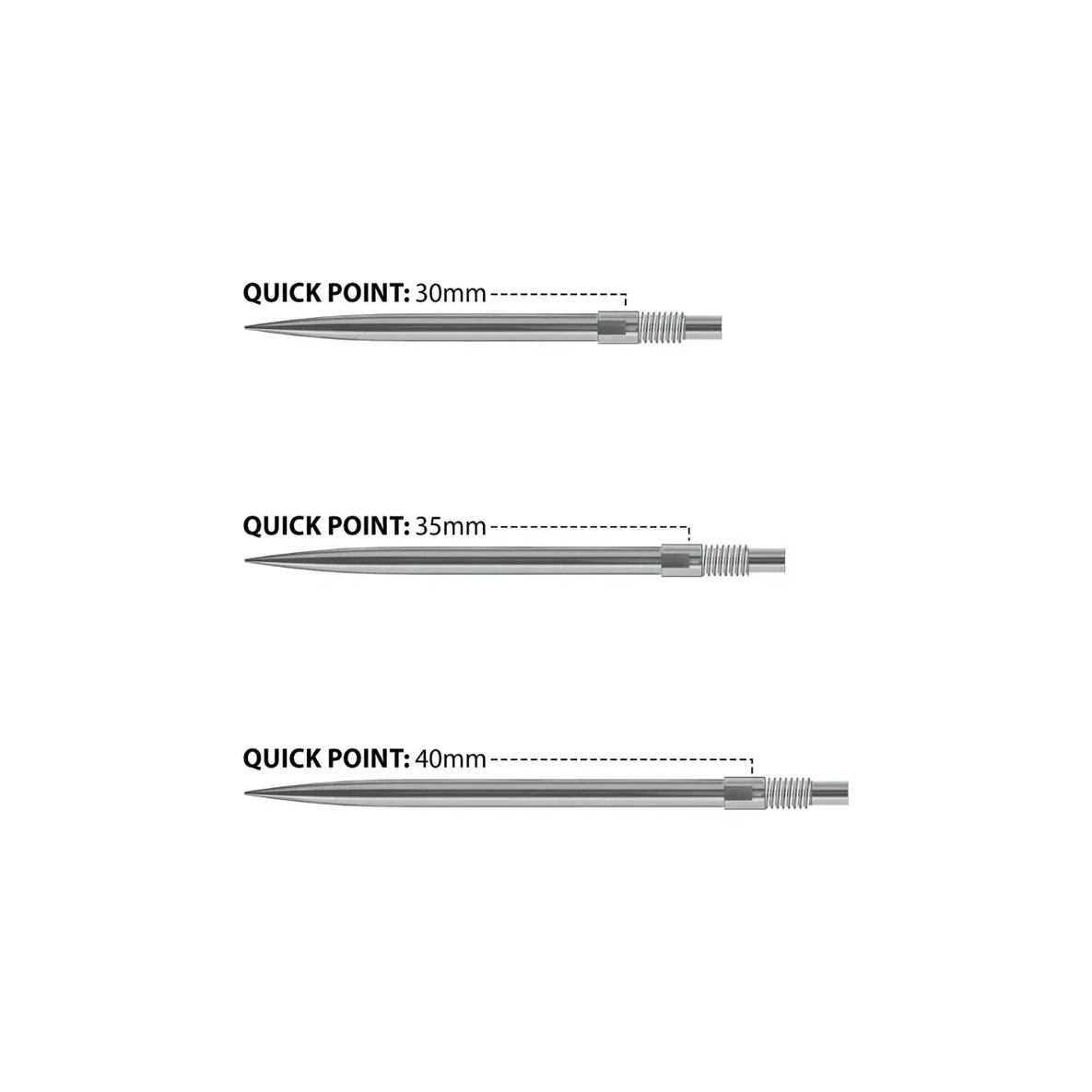 Harrows Quick Point Silver - Sherwood Sport